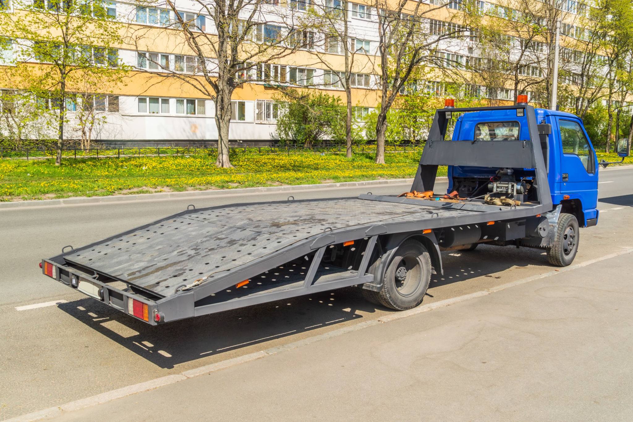 modern tow truck