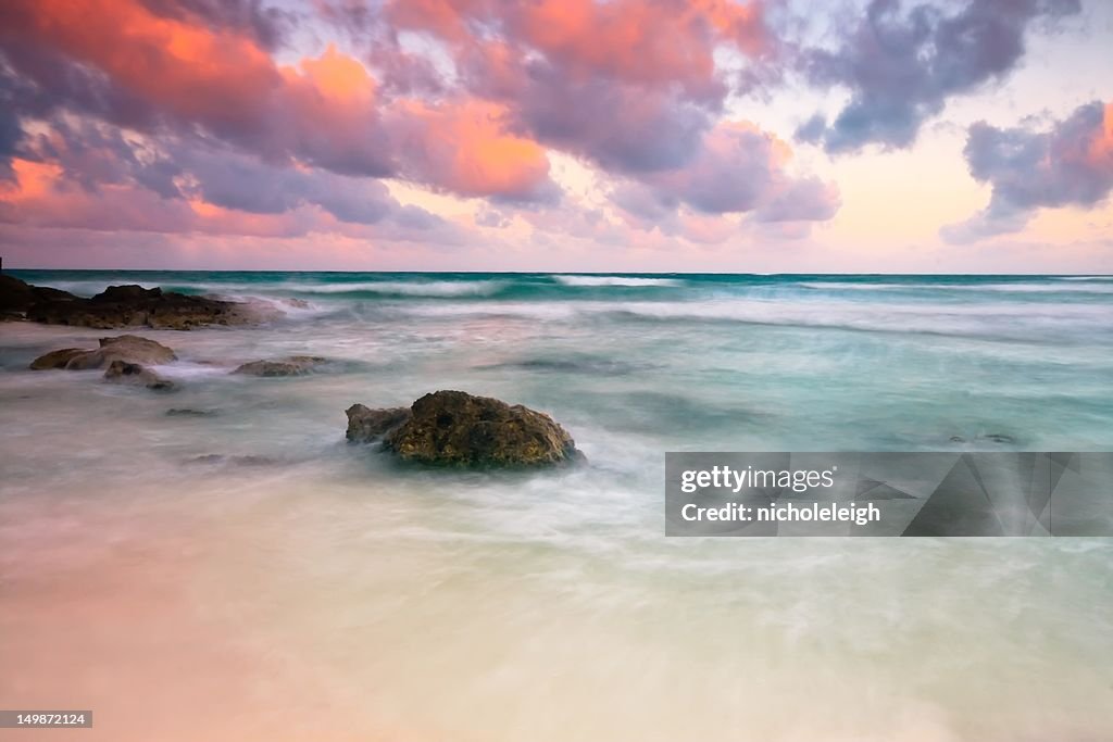 Tulum sunset