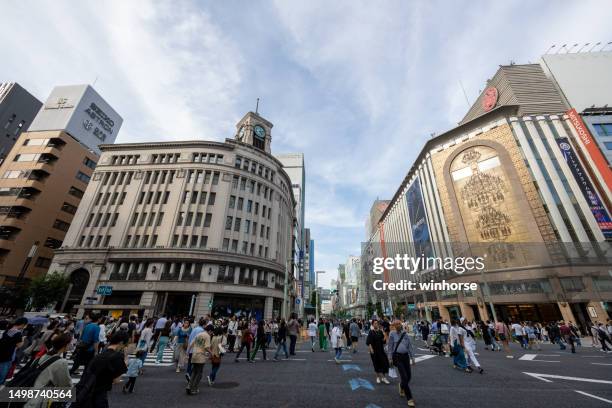 東京・銀座 - brand name ストックフォトと画像