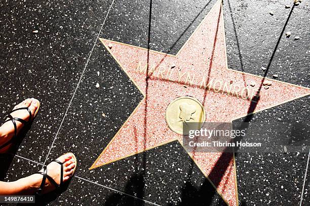 Marilyn Monroe remembered on the Hollywood Walk of Fame in memory of her passing 50 years ago on August 5, 2012 in Hollywood, California.