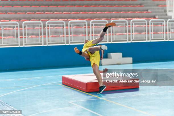 adolescent wrestlers developing good suplex technique - wrestling team stock pictures, royalty-free photos & images