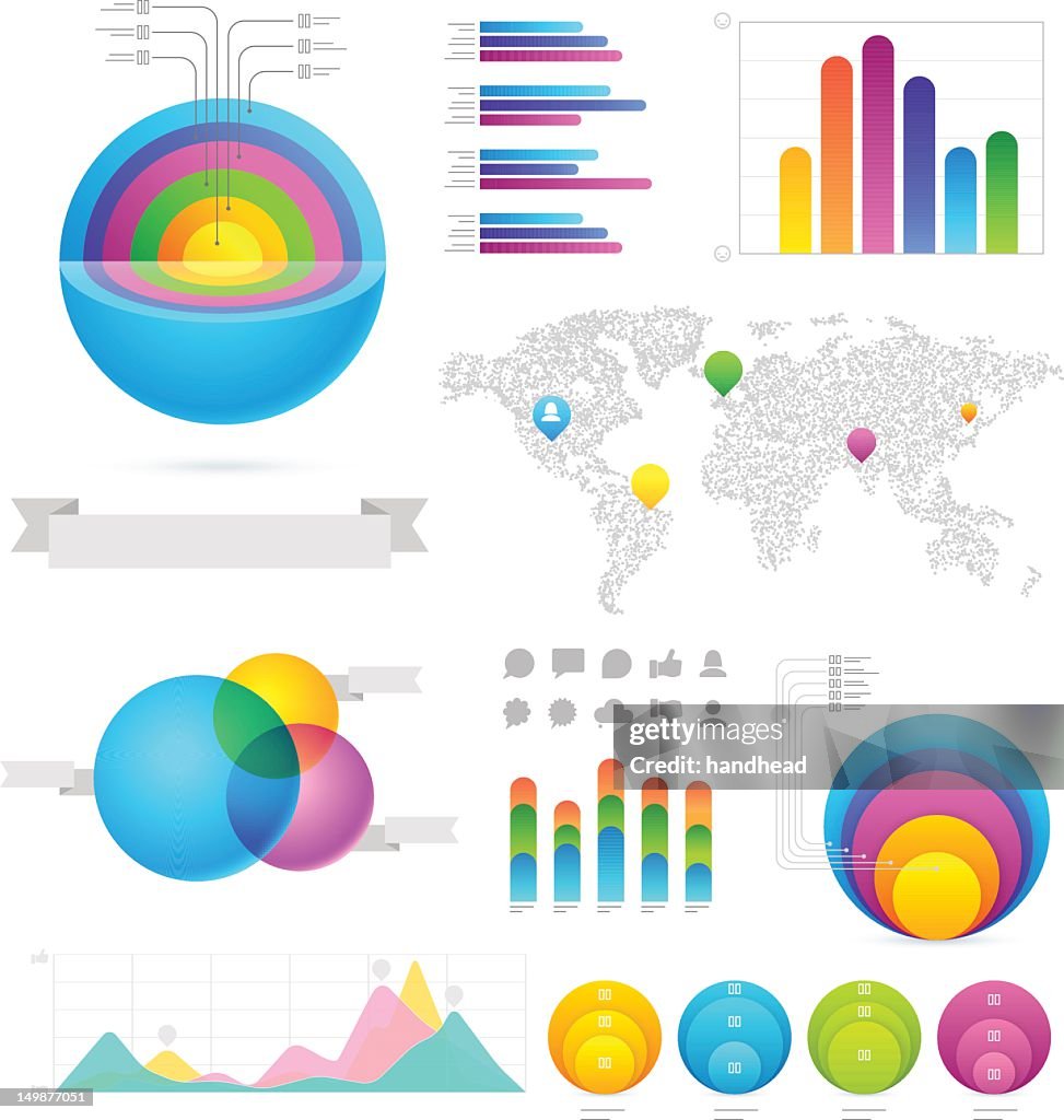 Infographics design elements & icons