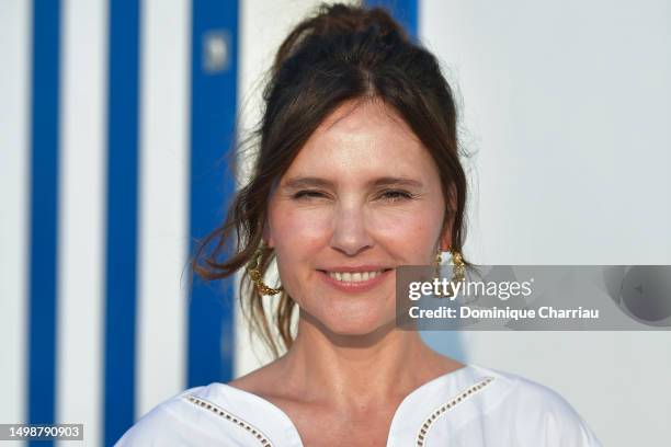 Virginie Ledoyen attends a photocall during day two of the 37th Cabourg Film Festival on June 15, 2023 in Cabourg, France.