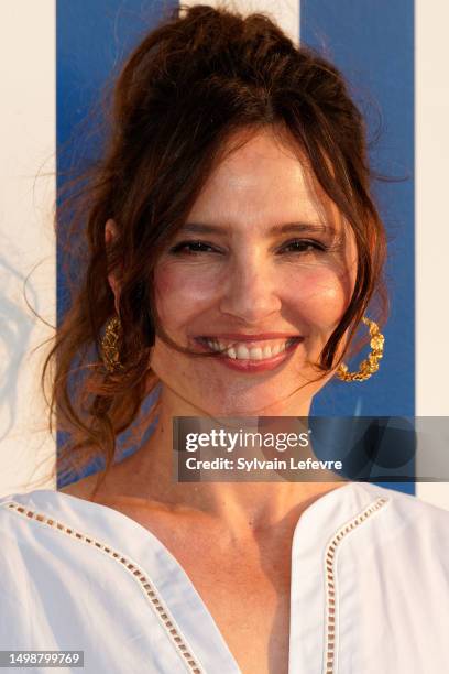 Actress Virginie Ledoyen attends the Jury Photocall during the 37th Cabourg Film Festival on June 15, 2023 in Cabourg, France.