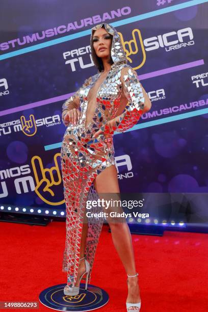 Zuleyka Rivera attends the 2023 Premios Tu Música Urbano at Coliseo de Puerto Rico José Miguel Agrelot on June 15, 2023 in San Juan, Puerto Rico.