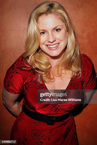 Helen Dallimore poses at the 2012 Helpmann Awards Nominations at the Capitol Theatre on August 6, 2012 in Sydney, Australia.