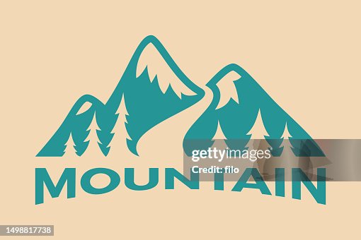 Mountain Tree Symbol Design Element Mountain Tree Symbol Design Element
