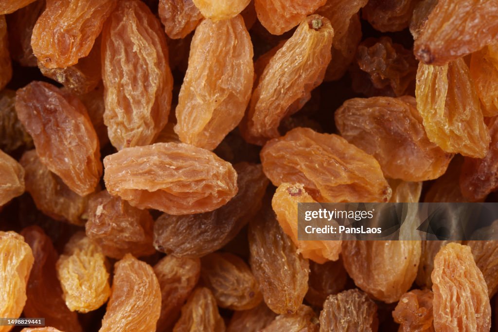 Sweet food dry raisin