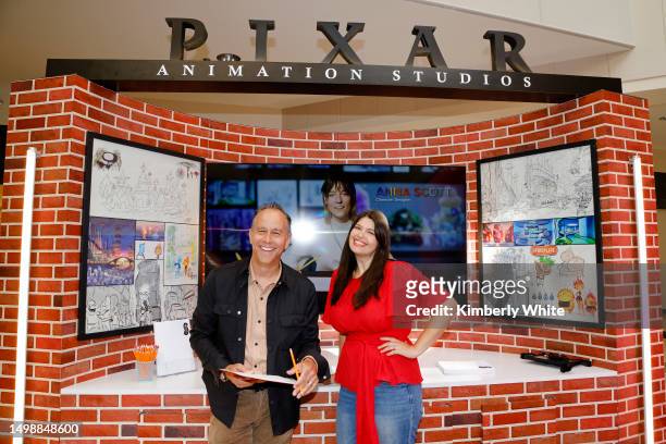 Jonas Rivera, Executive Vice President of Film Production at Pixar Animation Studios and Gwendelyn Enderoglu, Directing Animator at Pixar Animation...