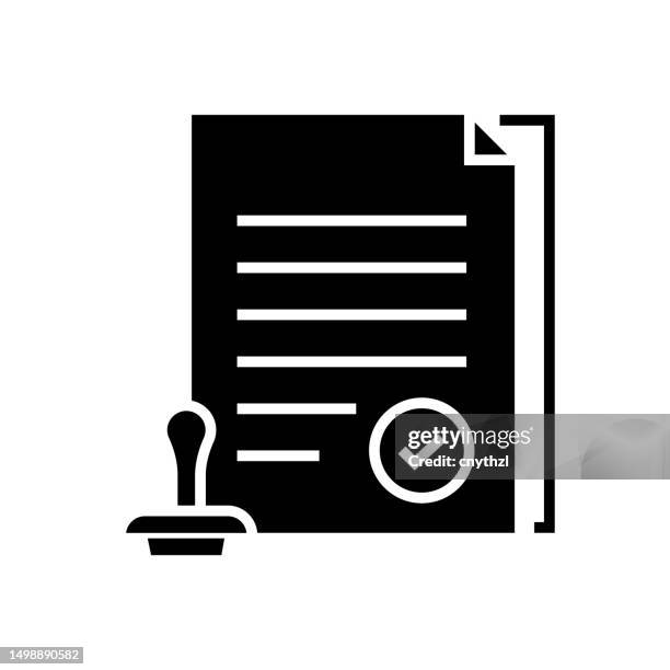 compliance icon solid style. vector icon design element for web page, mobile app, ui, ux design - law logo stock illustrations