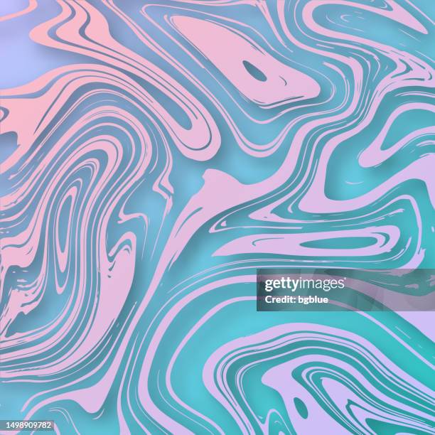 liquid background with green gradient - trendy design - gray marble background stock illustrations