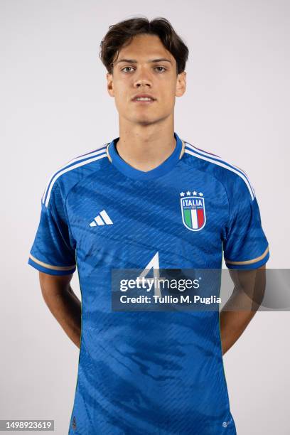 Samuele Ricci of Italy U21 poses during a portrait session at Centro di Preparazione Olimpica on June 15, 2023 in Tirrenia, Italy.