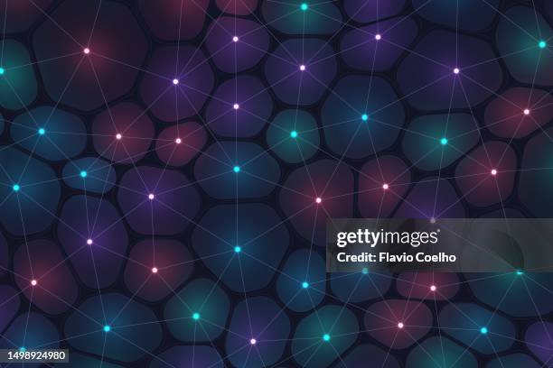 sharing data conceptual background - descentralización fotografías e imágenes de stock