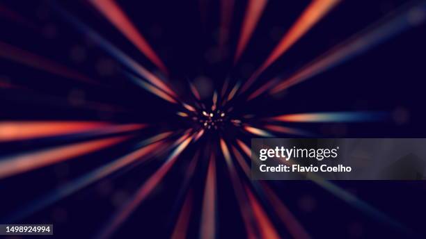 glowing light burst - reflejo fotografías e imágenes de stock