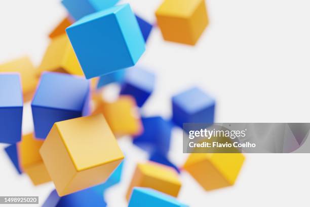 tossing some cubes in the air - playful abstract stock pictures, royalty-free photos & images