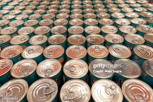 food cans - baked beans stock pictures, royalty-free photos & images