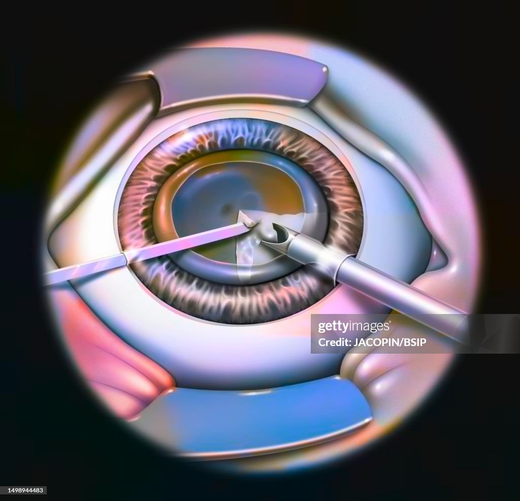 Cataract surgery drawing