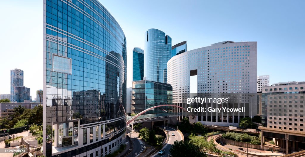Modern skyscrapers in Paris