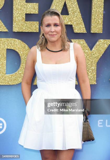 Alice Lowe attends Take That's "Greatest Days" World Premiere at Odeon Luxe Leicester Square on June 15, 2023 in London, England.