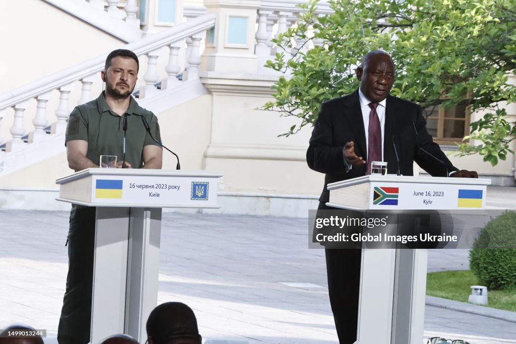 Ukrainian President Zelensky Meets With African Leaders In Kyiv