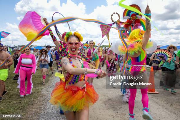 The Pride Parade at the Bonnaroo Music & Arts Festival on June 15, 2023 in Manchester, Tennessee.