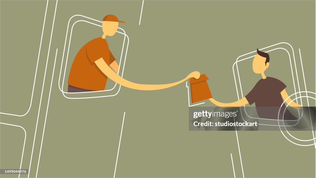 ドライブスルーレストラン。