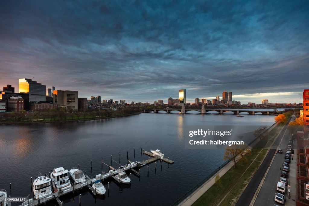 Charles River With Longfellow Bridge In The Background