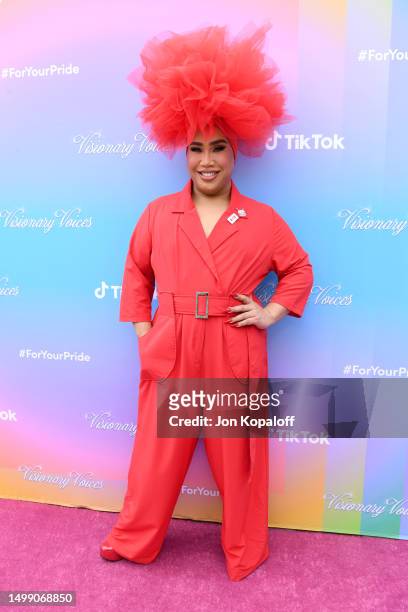 Patrick Starrr attends the TikTok Pride Visionary Voices Brunch at Holloway House on June 16, 2023 in West Hollywood, California.