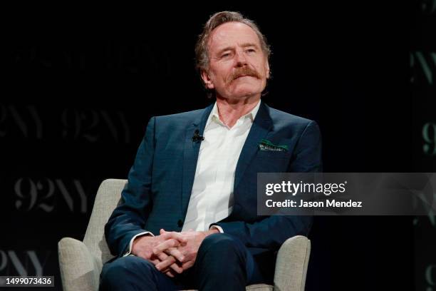 Bryan Cranston speaks during "Asteroid City": Bryan Cranston in conversation with Josh Horowitz at 92NY on June 16, 2023 in New York City.