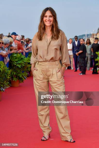 Virginie Ledoyen attend sthe short movie award red carpet during Day Three of the 37th Cabourg Film Festival on June 16, 2023 in Cabourg, France.