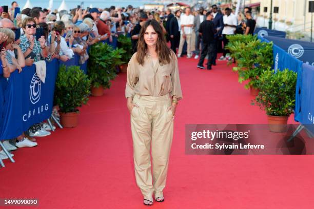 Virginie Ledoyen attends the short movie awards red carpet during Day Three of the 37th Cabourg Film Festival on June 16, 2023 in Cabourg, France.