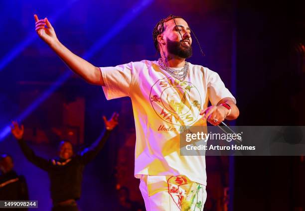 French Montana performs during the "For Khadija" Premiere - 2023 Tribeca Festival at Beacon Theatre on June 16, 2023 in New York City.