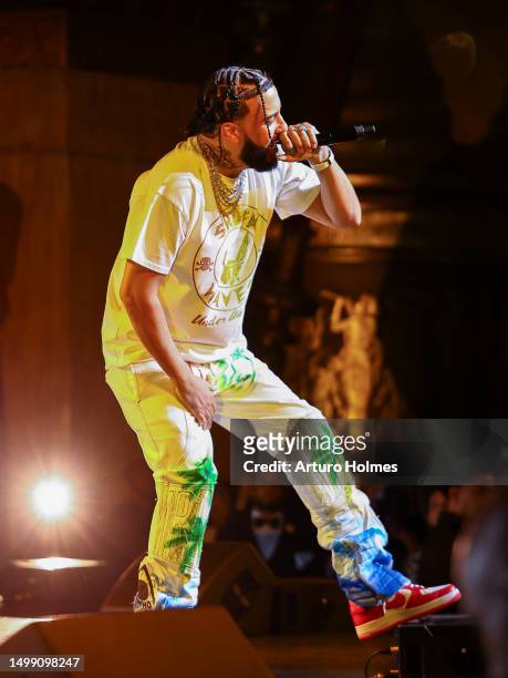 French Montana performs during the "For Khadija" Premiere - 2023 Tribeca Festival at Beacon Theatre on June 16, 2023 in New York City.