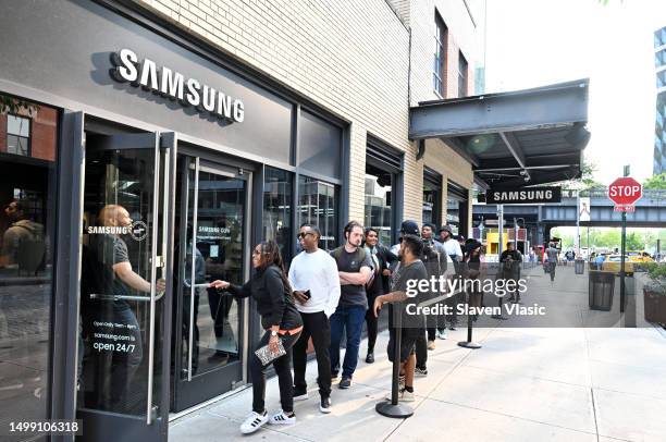 View of the guests arriving at Shade 45 Presents Killer Mike Live Powered By SiriusXM Pandora at Samsung 837 NYC on June 16, 2023 in New York City.