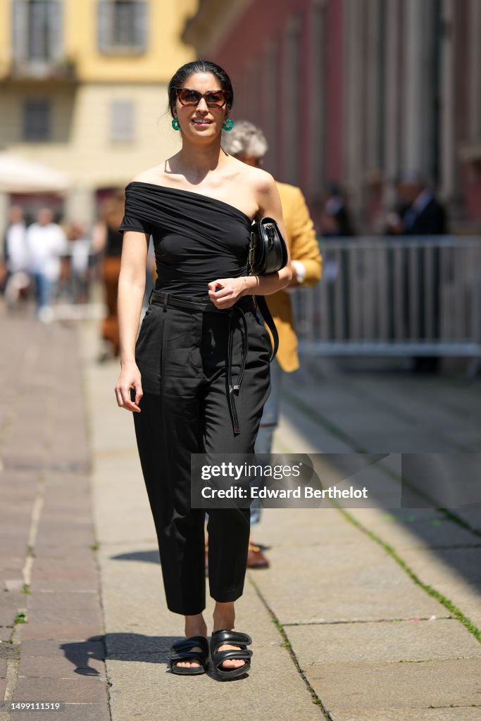 Street Style - Day 1 - Milan Fashion Week - Menswear Spring/Summer 2024