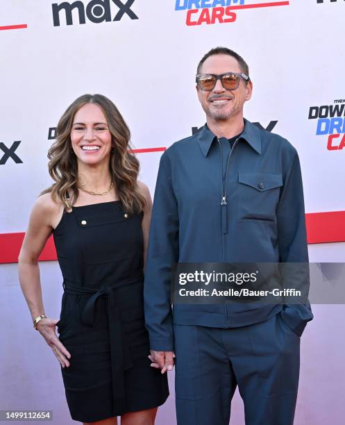 Susan Downey and Robert Downey Jr. Attend MAX Original Series "Downey's Dream Cars" Los Angeles Premiere at Petersen Automotive Museum on June 16,...