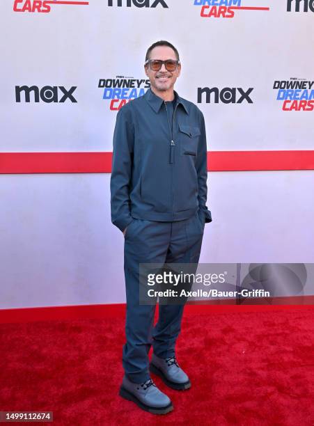 Robert Downey Jr. Attends MAX Original Series "Downey's Dream Cars" Los Angeles Premiere at Petersen Automotive Museum on June 16, 2023 in Los...