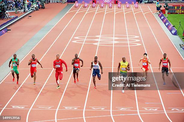 Summer Olympics: Zambia Gerald Phiri, Trinidad & Tobago Richard Thompson, USA Ryan Bailey, Antigua Daniel Bailey, Great Britain Dwain Chambers,...