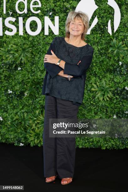 Daniele Thompson attends the "Daniele Thompson" photocall during the 62nd Monte Carlo TV Festival on June 17, 2023 in Monte-Carlo, Monaco.