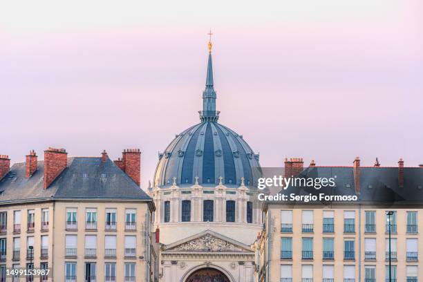 view of nantes city in france - nantes stock pictures, royalty-free photos & images