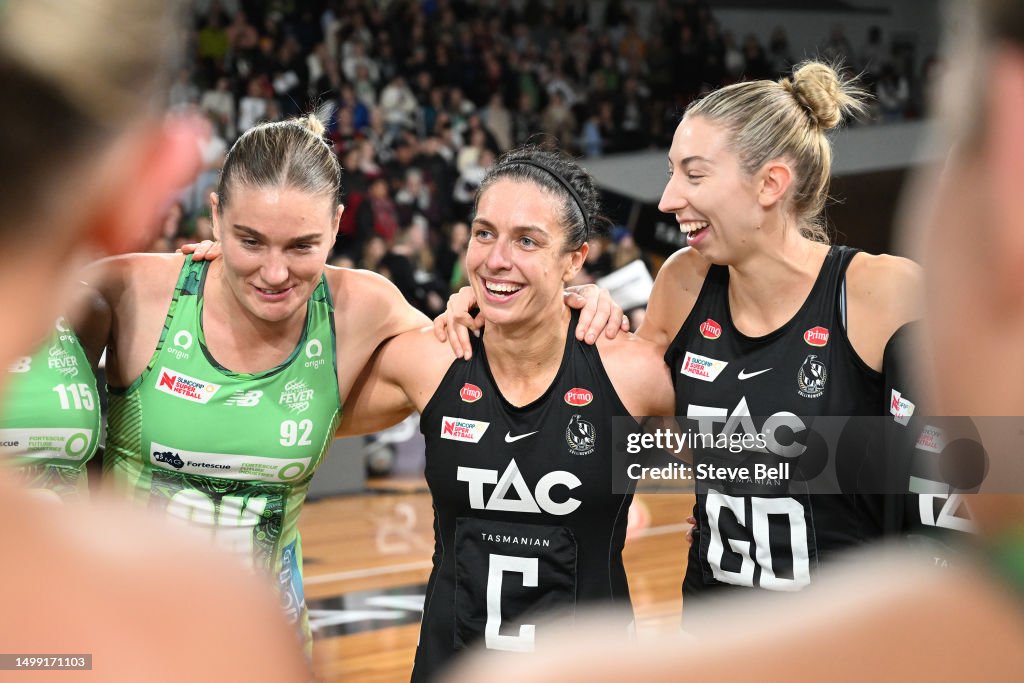 Super Netball Rd 14 - Collingwood Magpies v West Coast Fever