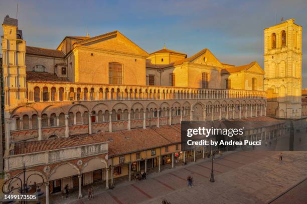 cathedral of saint george, ferrara, emilia-romagna, italy - ferrara stock pictures, royalty-free photos & images