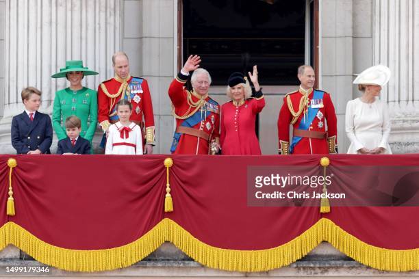 Prince George of Wales, Prince Louis of Wales, Catherine, Princess of Wales, Princess Charlotte of Wales, Prince William, Prince of Wales, King...