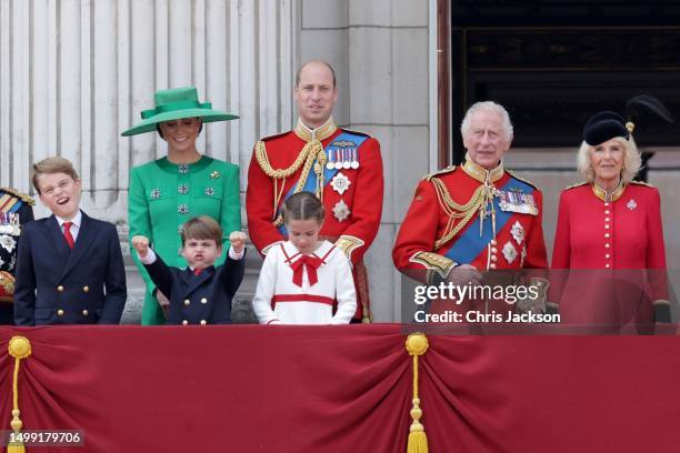 Prince George of Wales, Prince Louis of Wales, Catherine, Princess of Wales, Princess Charlotte of Wales, Prince William, Prince of Wales, King...