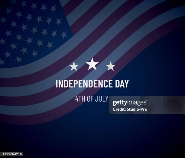 typography of independence day event with usa flag - constitution day stock illustrations