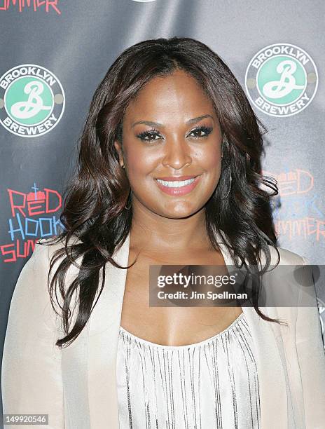 Laila Ali attends the "Red Hook Summer" premiere at the DGA Theater on August 6, 2012 in New York City.