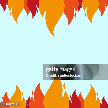 Fire with copy space Fire with copy space