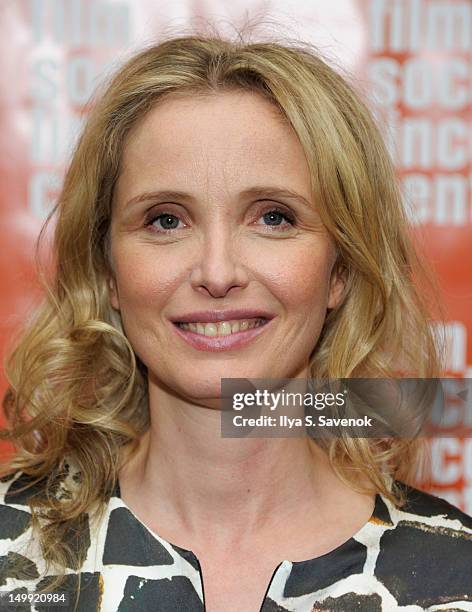 Actress/director Julie Delpy attends the screening of " 2 Days In New York" presented by the Film Society of Lincoln Center at The Film Society of...