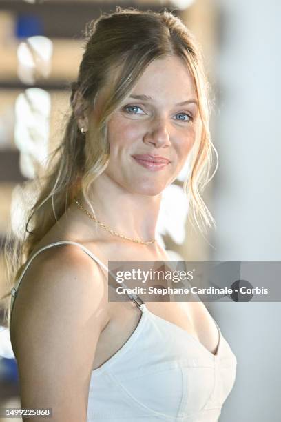 Tracy Spiridakos attends the "Wolf" photocall during the 62nd Monte Carlo TV Festival on June 17, 2023 in Monte-Carlo, Monaco.