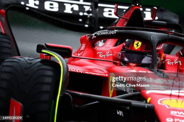 Carlos Sainz of Spain driving the Ferrari SF-23 on track during final practice ahead of the F1 Grand Prix of Canada at Circuit Gilles Villeneuve on...